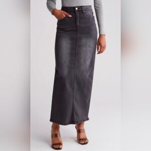 PTCL denim maxi skirt. Size XS. Waist 26.